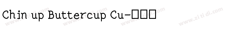 Chin up Buttercup Cu字体转换